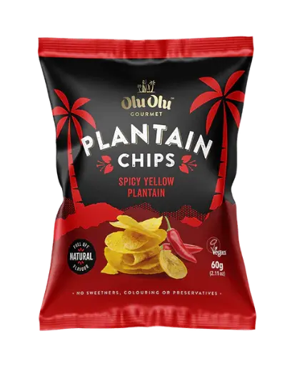 [olu_olu_spicy_plantain_chips_60g] Olu Olu Spicy Plantain Chips